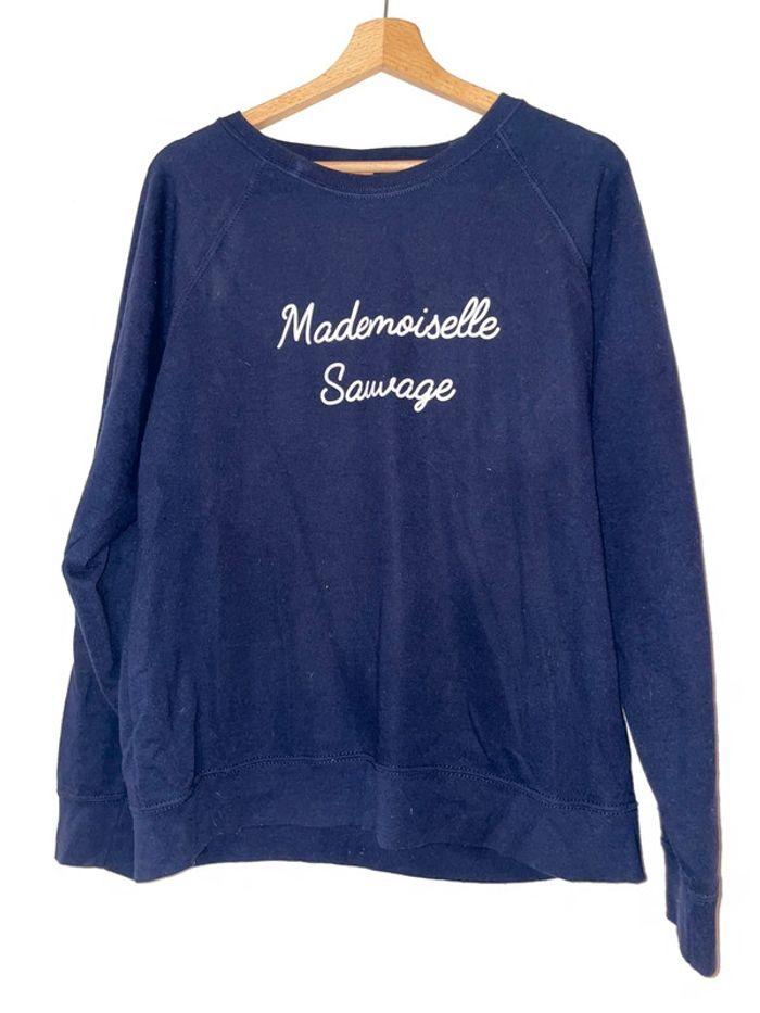 Pull crewneck « Mademoiselle sauvage » - photo numéro 2