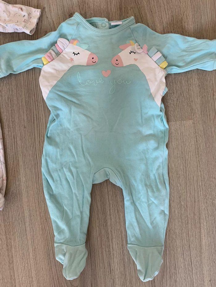 Lot de 2 pyjamas été 3 mois DPAM et Tex + 1 gratuit - photo numéro 2