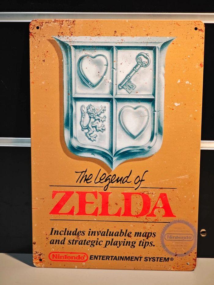 Affiche Plaque Métal The Legend of Zelda neuve - photo numéro 1