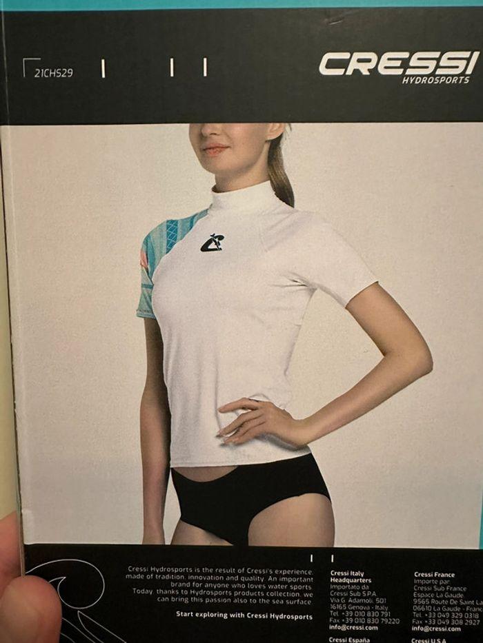 Cressi Shield Lady Rash Guard Short/SL - Rashguard à Manches Courtes - photo numéro 1