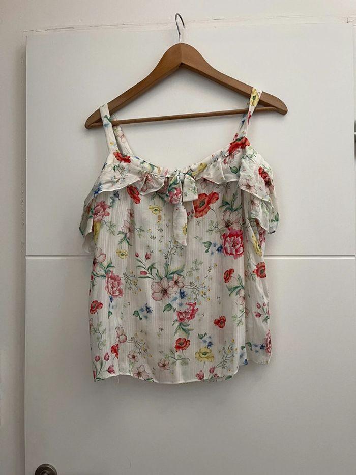 Superbe Blouse printemps été fleurie Naf Naf 🌸 36 38 - photo numéro 8