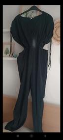 Magnifique Combi-pantalon noir taille M manches courtes neuves H&M