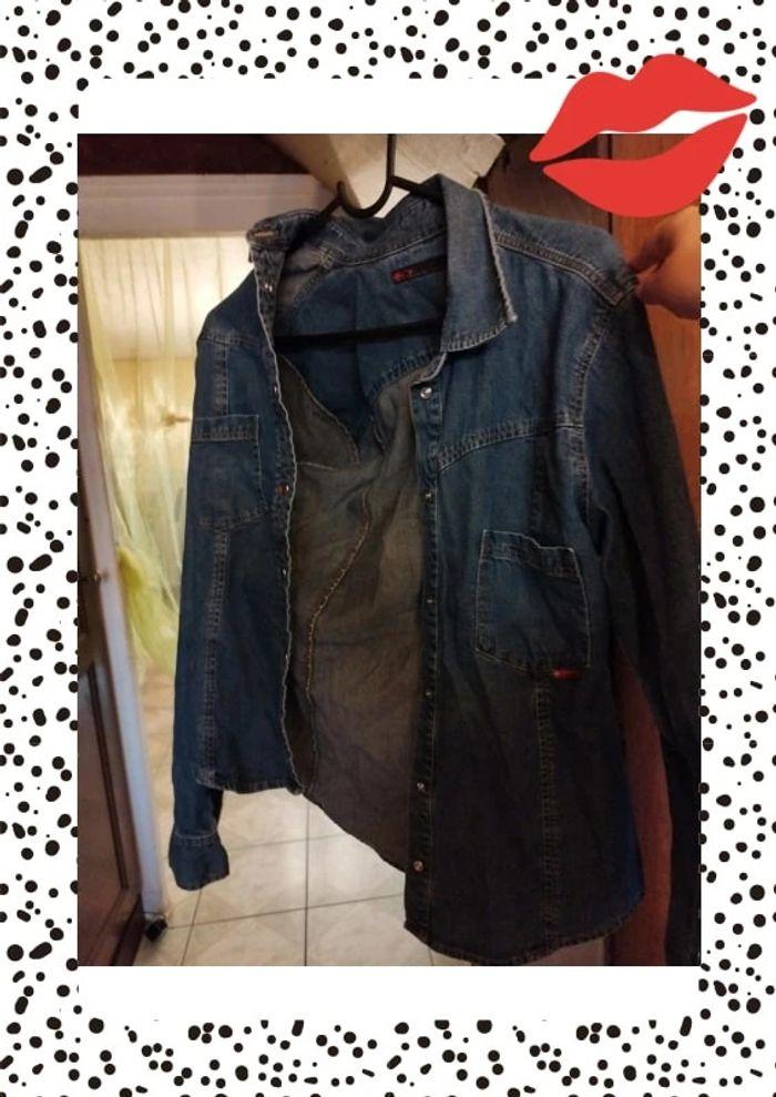 Veste en jeans Denim Culture taille M/38 - photo numéro 8