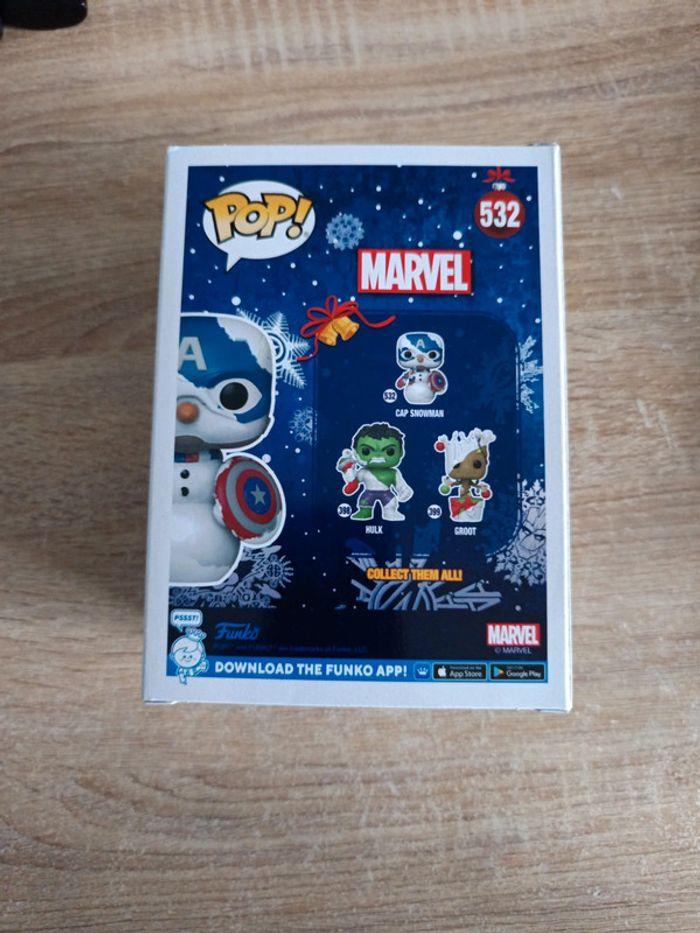 Pop Marvel Cap Snowman 532 - photo numéro 3