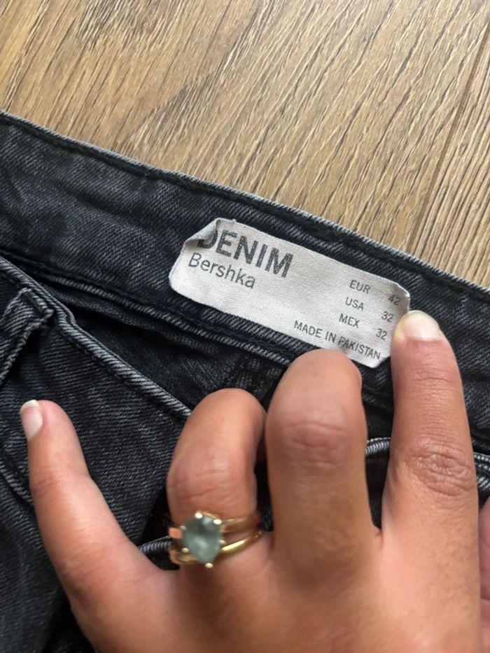 Jeans gris foncé Bershka - photo numéro 2