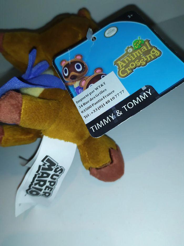 Peluche Animal crossing new leaf Timmy & Tommy Nintendo officiel Jakks neuf - photo numéro 3