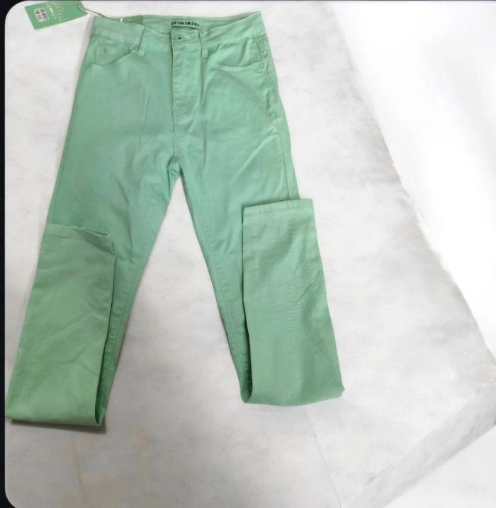 Pantalon menthe