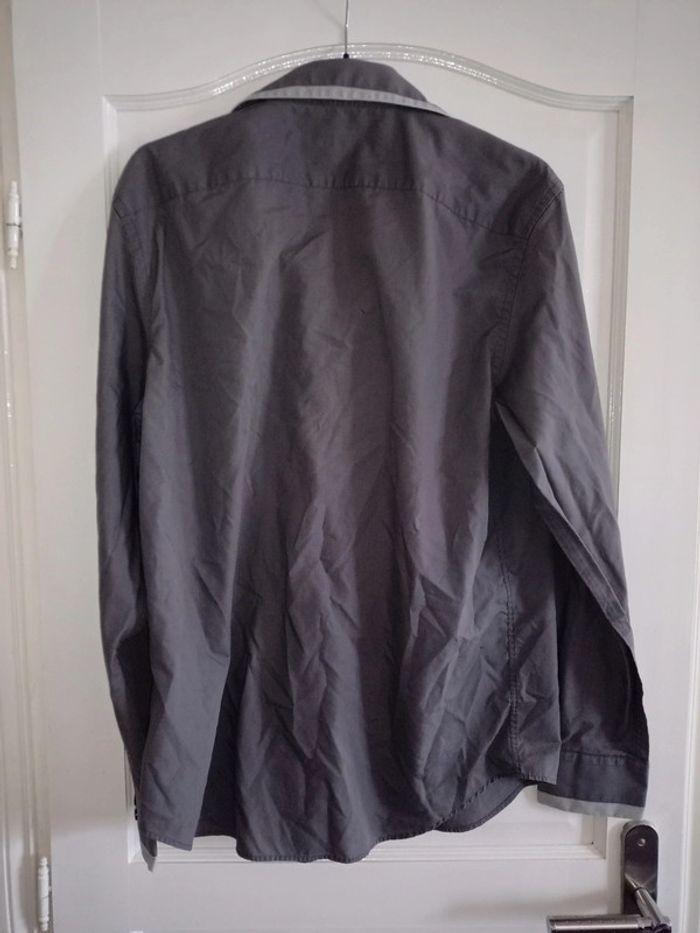 Chemise grise foncée Celio xl tbe - photo numéro 2