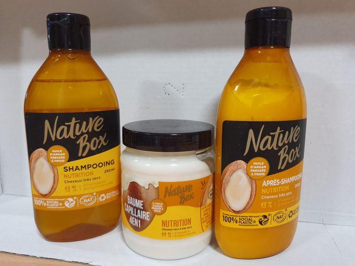 Pack Shampoing + après shampoing + masque nutrition Nature Box - photo numéro 1