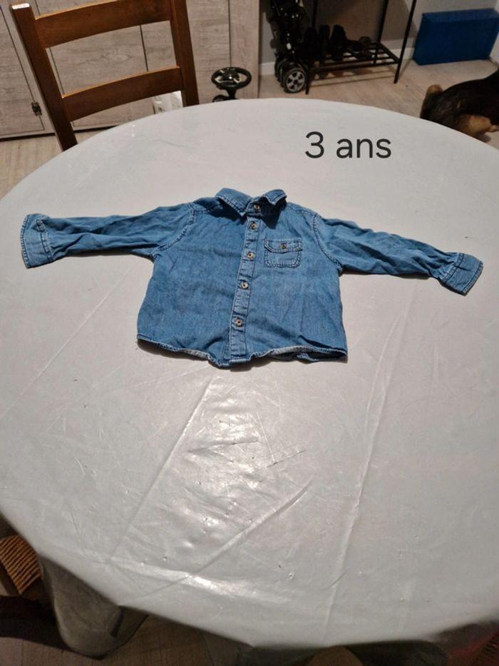 Veste en jeans 3 ans - photo numéro 1