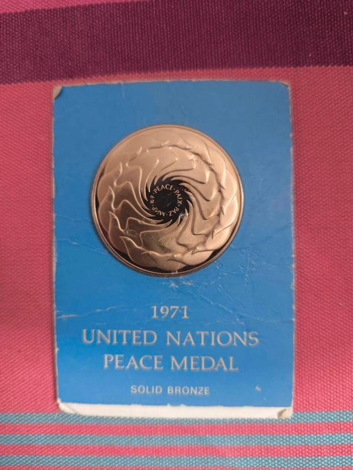 United station peace medal 1971 - photo numéro 1