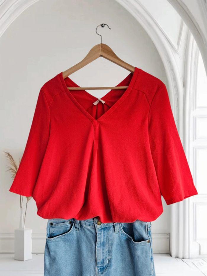 Blouse rouge Sydney - Ba&sh - photo numéro 2