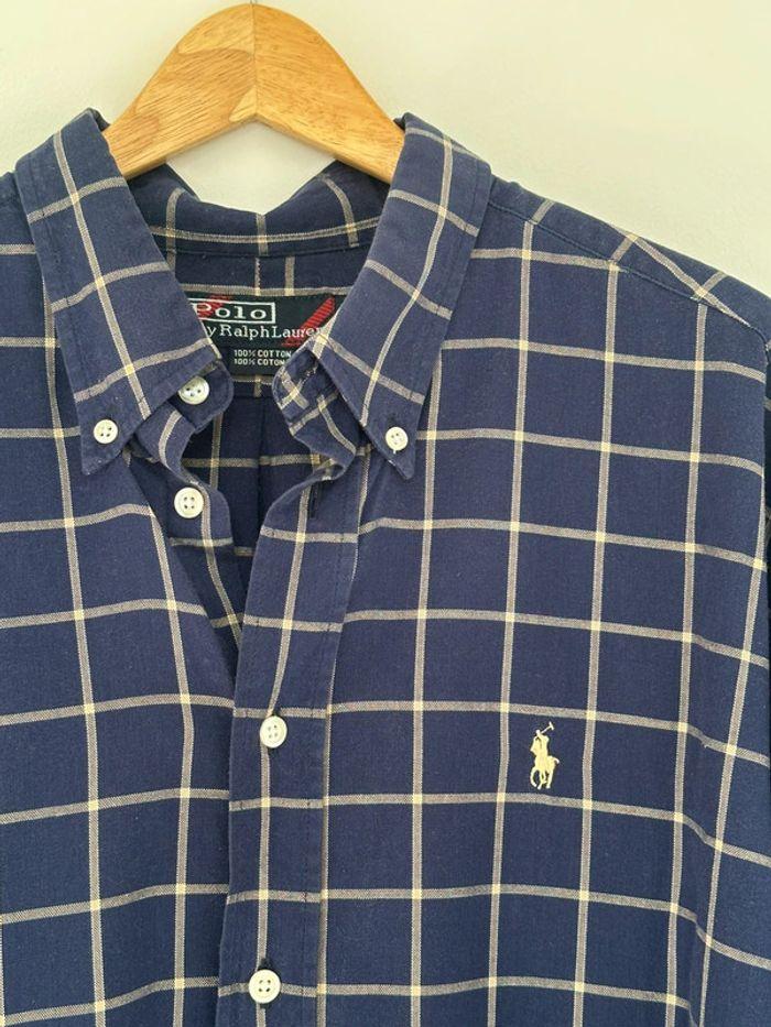 Chemise à carreaux marque polo by Ralph Lauren taille XL ou 17 1/2 très bon état - photo numéro 2