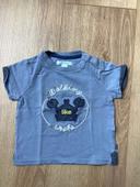 T-shirt bleu 6 mois Obaibi