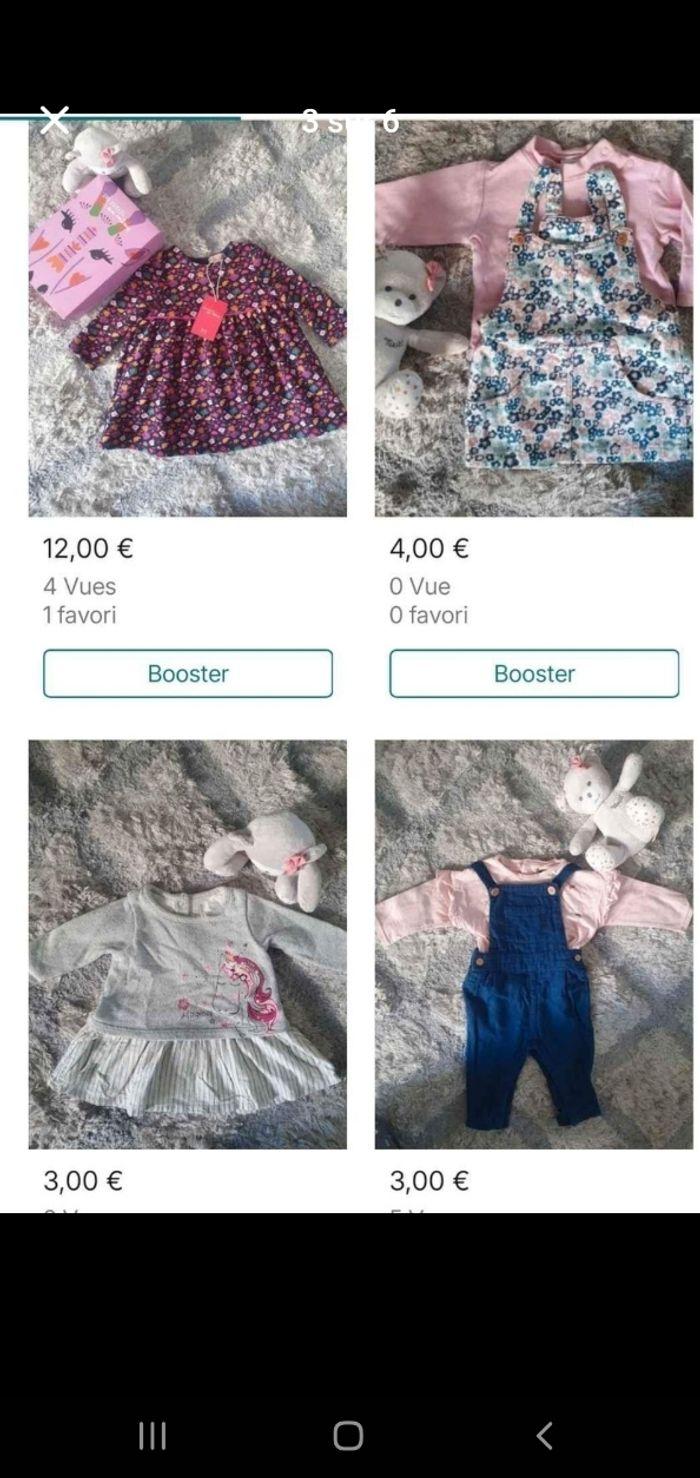 Gros lot vetements bébé fille 6 mois - photo numéro 5