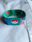 Bracelet manche pokémon bulbasaur kawaii élastique