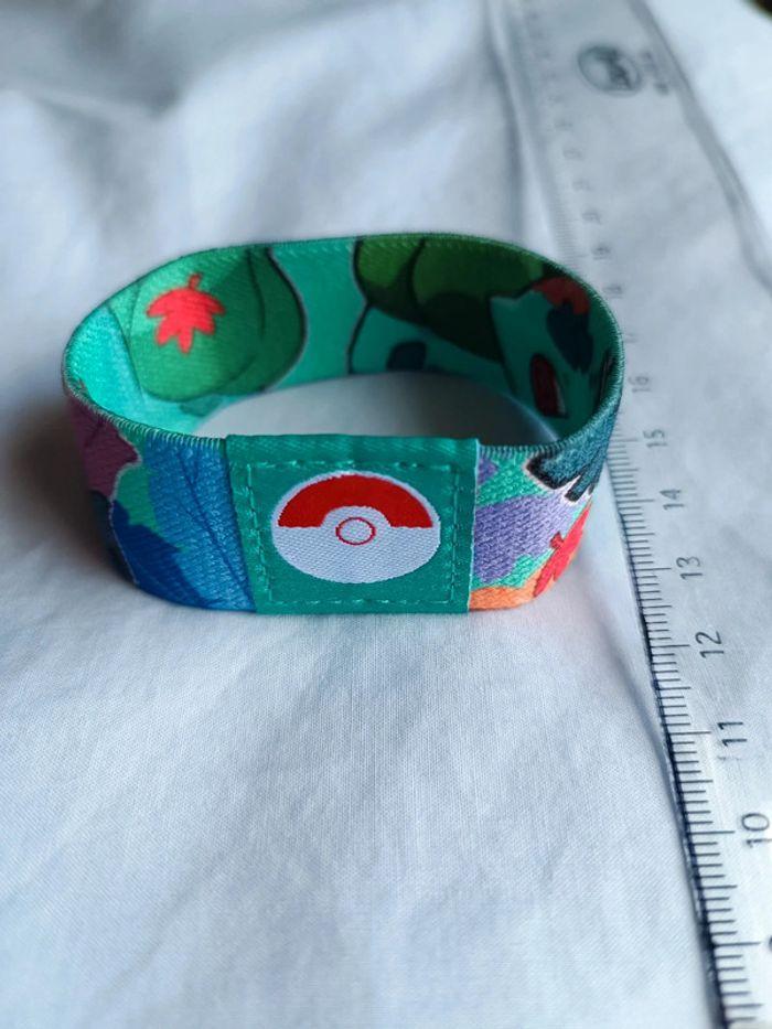 Bracelet manche pokémon bulbasaur kawaii élastique - photo numéro 1