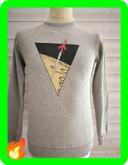 Sweat gris clair Tintin (on a marché sur la lune) taille s