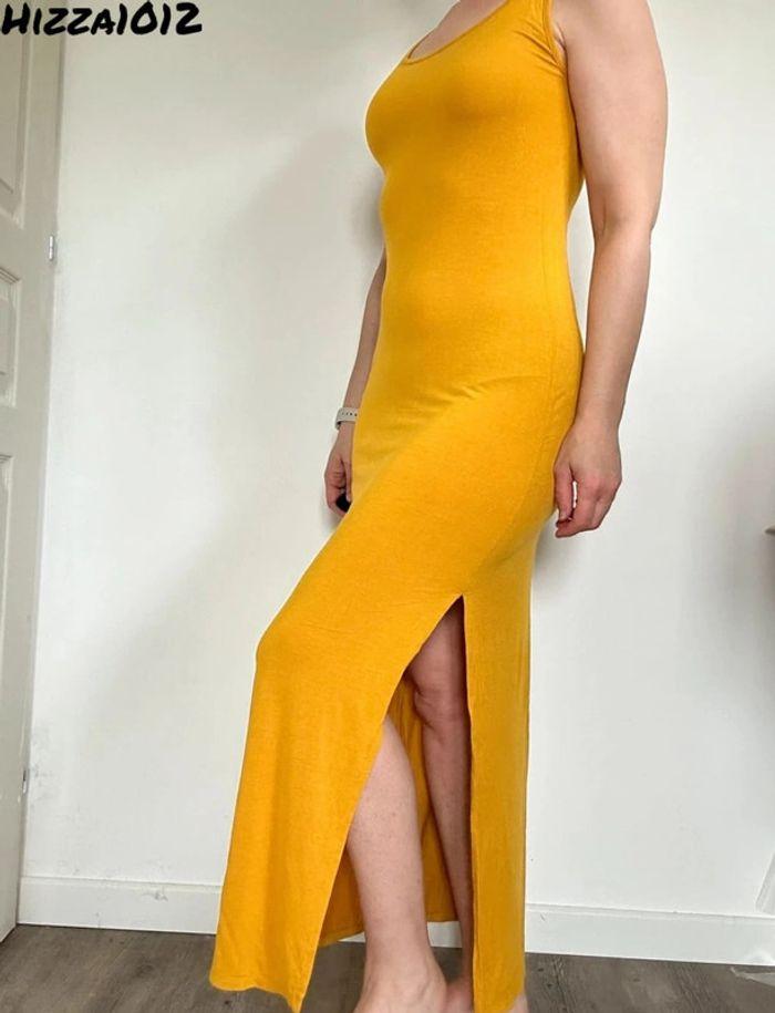 Robe longue jaune Camaieu taille 36 💖 - photo numéro 1