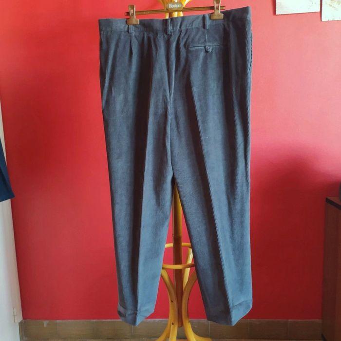 Pantalon en Velours Gris Homme Taille 54 - photo numéro 6