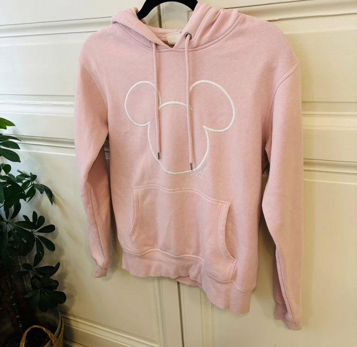 Sweat pull à capuche XS femme ado Disney Minnie hm - photo numéro 1