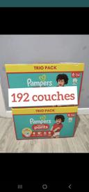 Lot 2 cartons pampers pants taille 6