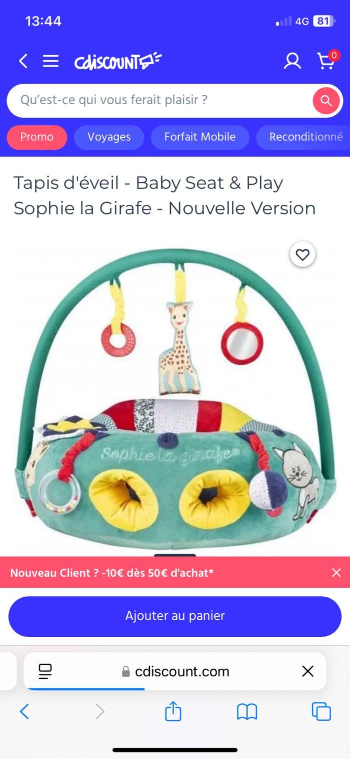 Tapis d’éveil, Sophie la girafe - photo numéro 2