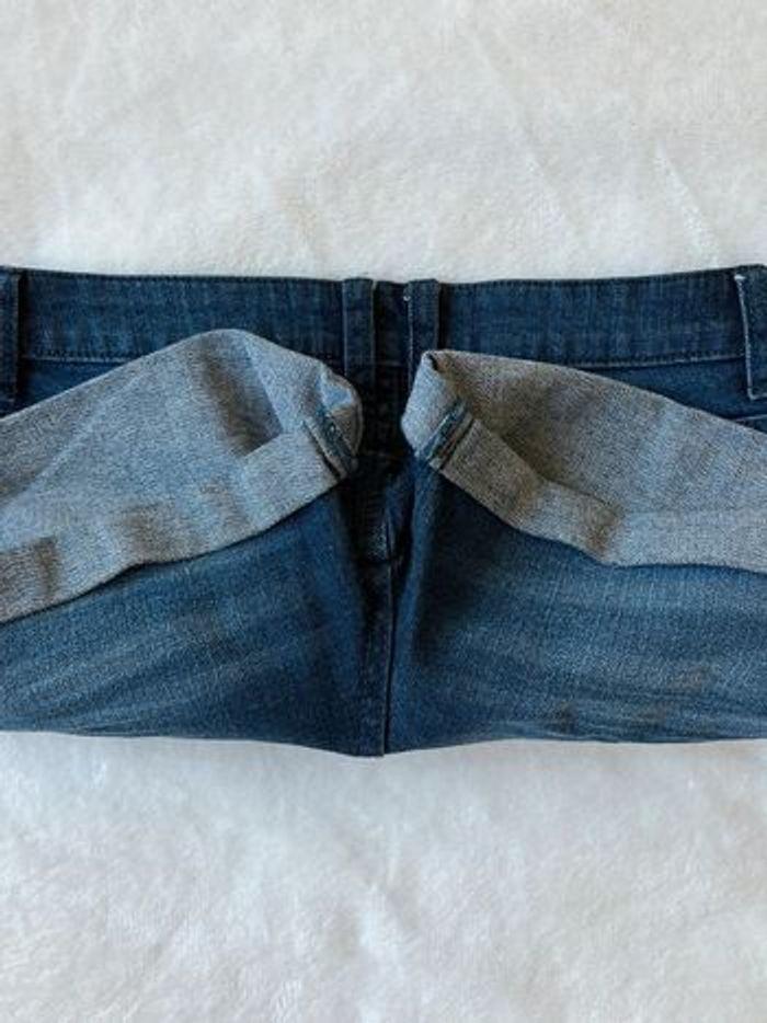 Short en jean délavé regular waist - photo numéro 10