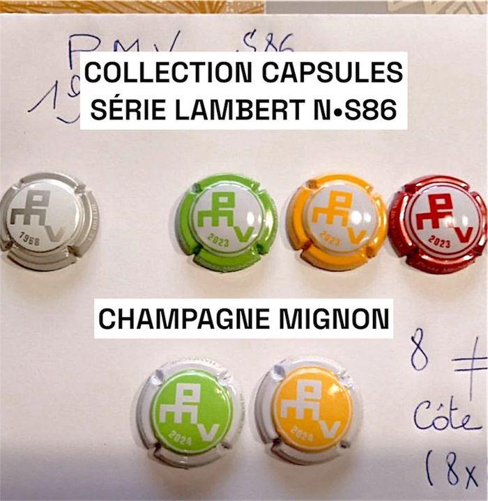 Capsules Champagne série Lambert S86 🍾 - photo numéro 1