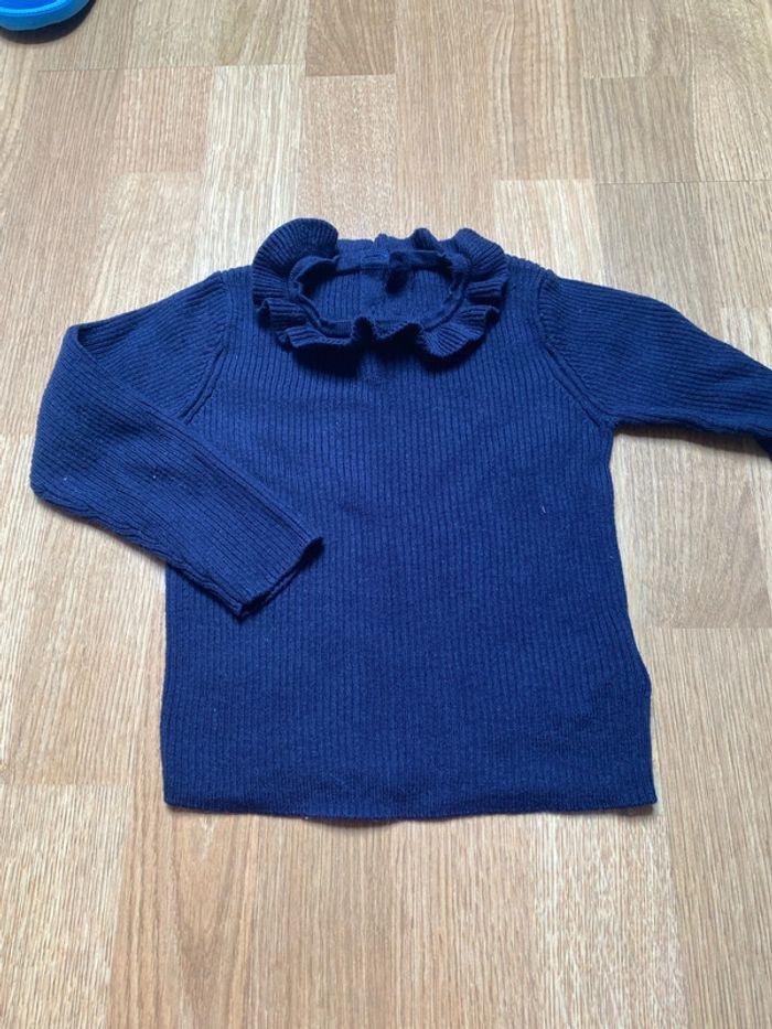 Pull Cyrillus bleu marine - photo numéro 1