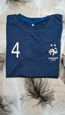 Tee-shirt  france  de  foot  varrane