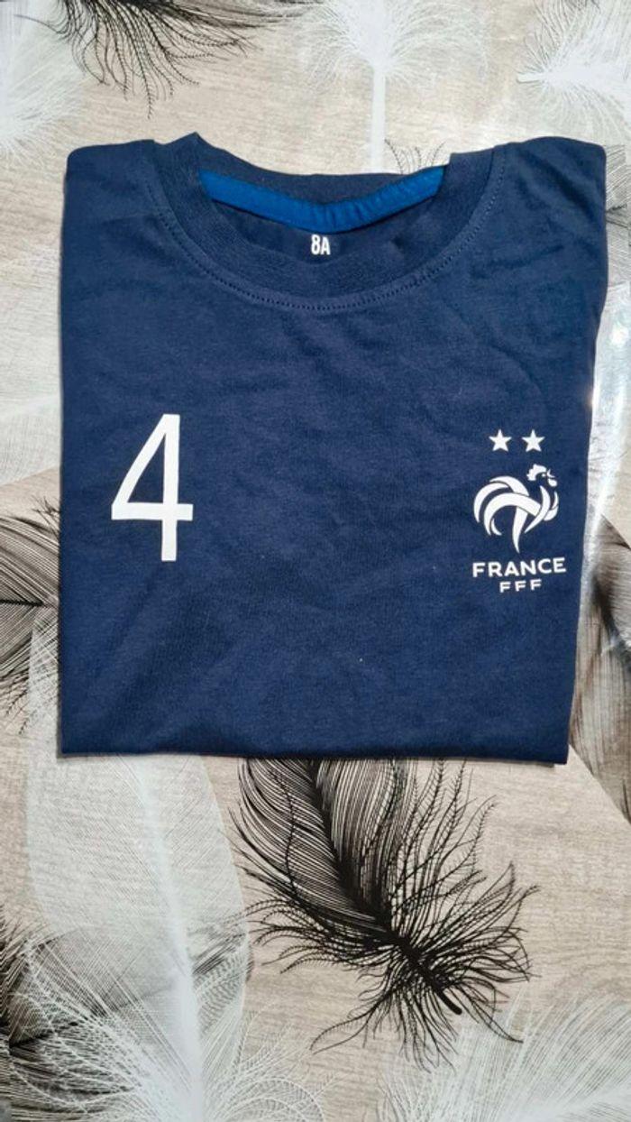 Tee-shirt  france  de  foot  varrane - photo numéro 1