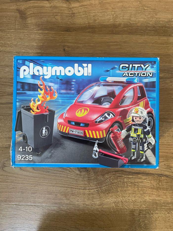 Playmobil pompier avec voiture d’intervention 9235