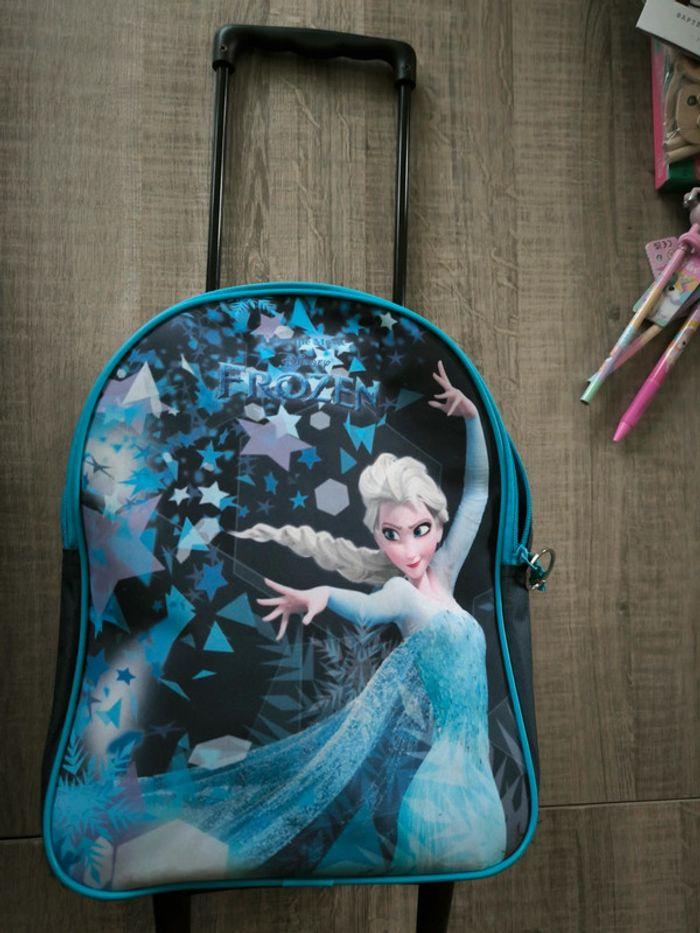 Cartable à roulette Reine des Neiges - photo numéro 1