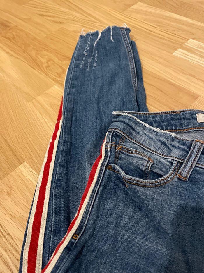 Jeans à rayures Zara - photo numéro 2