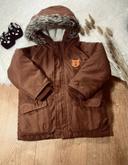 Manteau marron polaire