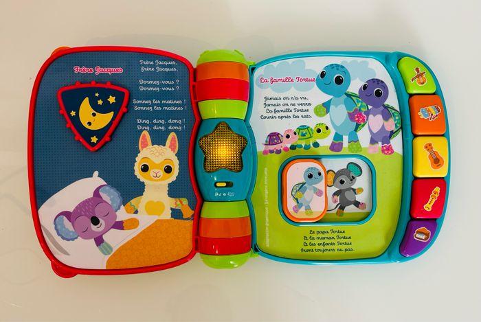 vtech super livre enchanté des baby loulous 6-36 mois +50 chansons mélodies sons et phrases 6 comptines livre interactif parlant musical éducatif instruments de musique couleurs motricité fine lot SOP77 - photo numéro 6