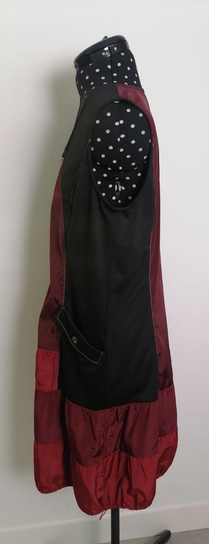 Robe / veste sans manche rouge noir Taille XXL L33 - photo numéro 7