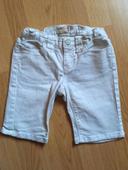 Bermuda jean blanc GAP 7 ans