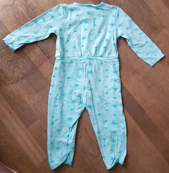 pyjama   vert sans pied 1 piece 2 ans fille - photo numéro 2