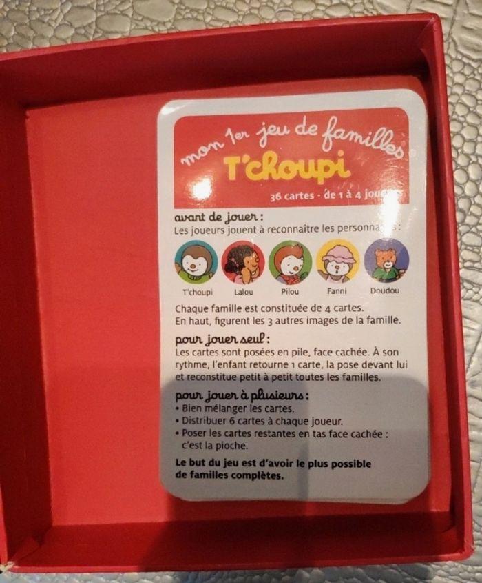 Jeu de familles T'choupi - photo numéro 2