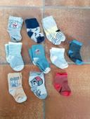 Lot de 10 paires de chaussettes bébé garçon