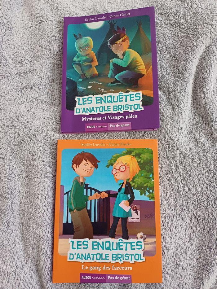 2 livres "Les enquêtes d'Anatole Bristol" - photo numéro 1