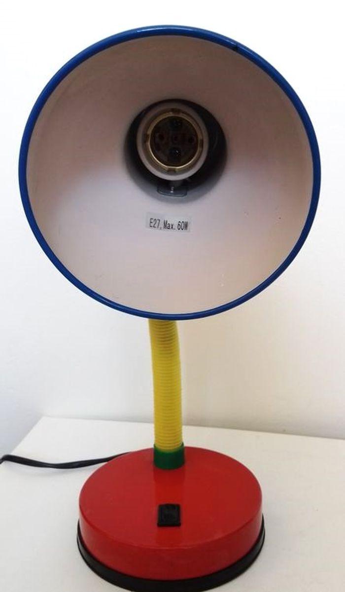 Lampe de bureau color block années 90, style Memphis - photo numéro 2