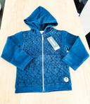 Gilet fille zippé à capuche bleu marine taille 12/18 mois 3 Pommes