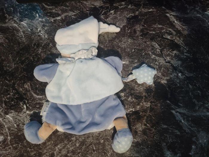 Ensemble doudou et hochet ours bonnet de nuit - photo numéro 7