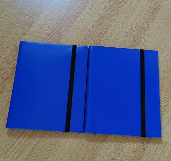 Lot 2 albums de rangement pour 360 cartes Pokémon qualité premium en bleu - photo numéro 1