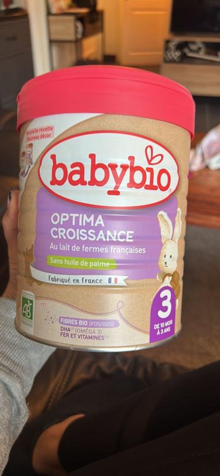 Lait infantile babybio 2 boites - photo numéro 1