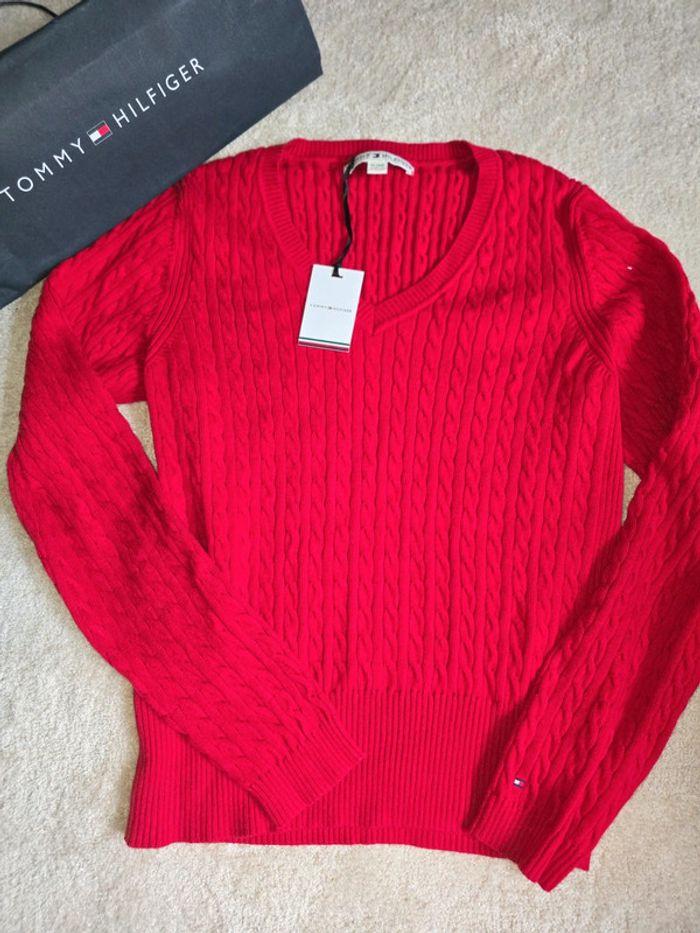 Tommy Hilfiger  pull torsadé  taille XL - photo numéro 13