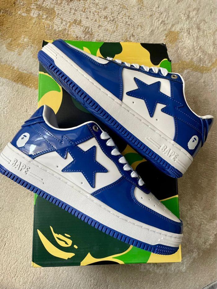 Baskets basses A Bathing Ape Bape Sta Low bleu foncé - photo numéro 15